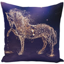 Animal Horse Printed Cushion Cover by Axyaa - Sofa Decor Pillowcase