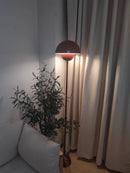 Cream Bud Led Floor Lamp Table Light by Axyaa