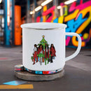 Axyaa Santa Pattern Christmas Coffee Mug Gift Set