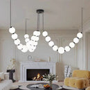 Modern Home Decor LED Pendant Light by Axyaa: Chandeliers for Living and Dining Room
