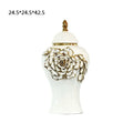 Axyaa Ceramic Vase Decoration for Living Room Hotel - European Light Luxury Style