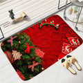 Axyaa Home Christmas New Year Decor Door Mat Bedroom Kitchen Floor Carpet