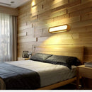 Axyaa LED Wood Wall Lamp with Acrylic Shade for Elegant Home Lighting