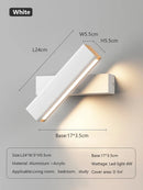 Axyaa Rotatable LED Wall Lamp for Modern Home Decor and Lighting
