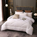 Axyaa Winter Quilt Double Size Bed Blanket - Thick & Soft Solid Color Comforter