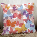 Axyaa Butterfly Printed Couch Cushion Cover 45x45cm Home Decor Pillowcase