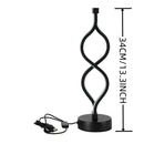 Axyaa Twist Shape USB Desk Lamp in Purple