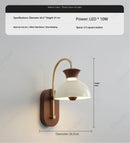 Axyaa LED European Wall Lamp for Bedroom Living Room Study Lighting