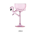 Axyaa Flamingo Stem Goblet Glass Champagne Coupe Martini Cocktail Party Glasses