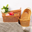 Axyaa Handwoven Bread Storage Basket: Breathable, Portable, 7 Styles - Ideal for Picnics & Weddings