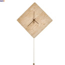 Axyaa LED Wall Clock Yellow Stone Light for Modern Nordic Decor