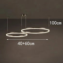 Axyaa Modern Pendant Chandelier for Dining Room Ceiling, LED Indoor Decorative Lighting