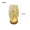 Axyaa Modern Desk Lamp for Bedroom Study, Stylish 3D Printed Decorative Hotel Room Lighting