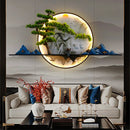 Axyaa Landscape Mural LED Wall Sconce for Home Bedroom & Study