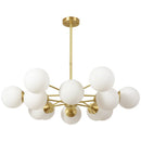 Axya Nordic Glass Ball Pendant Lights - Modern LED Hanging Lamp for Home and Hospitality