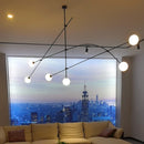 Axyaa's Minimalist Line Chandelier with Creative G9 Light Source