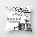 Axyaa Black and White Nordic Style Car Pillowcase Sofa Pillow Cover