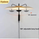 Axyaa Nordic Iron Wire Bedhead Wall Light for Modern Living Spaces