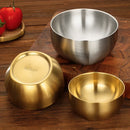 Axyaa Stainless Steel Bowl Set - Home Kitchen Tableware Accessory