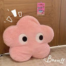 Axyaa Pink Flower Pillow: Plush Sofa Bed Decor Doll for Valentine's Day & Birthday