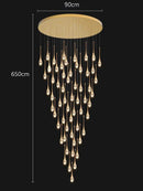 Axyaa LED Pendant Light Chandeliers for Modern Home Decor & Indoor Lighting