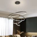 Axyaa Modern Ring Chandelier for Dining, Living, Bedroom - LED Pendant Lighting