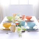 Axya Natsuki 32-Piece Porcelain Japanese Tableware Set for Dining & Entertaining