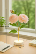 Axyaa Peony Desk Lamp LED Modern Simulation Creative Living Room Bedroom Table Light