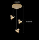 Axyaa Modern LED Ceiling Chandelier for Bedroom and Dining Room