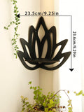 Axyaa Lotus Floating Wall Shelf Ledge Crystal Display Home Decor.