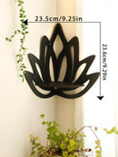 Axyaa Lotus Floating Wall Shelf Ledge Crystal Display Home Decor.