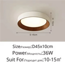Axyaa Nordic Ceiling Light for Full Spectrum Eye Protection in Cream Style