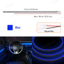 Axyaa LED Acrylic Strip: Cuttable, Flexible Decorative Car Interior Lamp