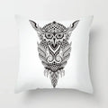 Axyaa Cute Animal Print Pillow Cover - 45X45cm