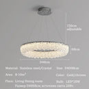 Luxury Crystal Pendant Chandeliers with LED Lights by Axyaa
