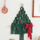 Axyaa Macrame Christmas Tree Wall Hanging: Handmade Boho Decor for Living Room & Kids