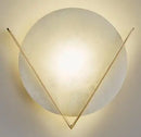 Axyaa Ceramic Wall Lamp with Knob Switch - Home Lighting