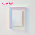 Acrylic Photo Frame Display Stand Wall Table Decor Axyaa