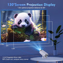 Axyaa Magcubic HY300 Pro 4K Android Projector 290ANSI Dual Wifi BT5.0 LED Home Theater