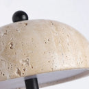 Axyaa Mushroom Stone LED Wall Lamps with Pull Chain Switch for Living Room & Bedroom