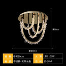 Axyaa Crystal LED Ceiling Light: Modern Designer Luxury Ceiling Lamp for Home Decoration