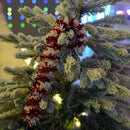 Axyaa Solar Candy Cane Ground Lamp: LED Christmas Yard Lawn Lights