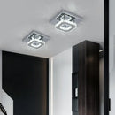 Axyaa Crystal Chandelier Pendant Lights Stainless Steel Luxury Ceiling Lamps