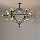 Axyaa Magic Bean Chandelier: Modern Glass Bubble Ball Lighting for Home Décor