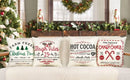Axyaa Farmhouse Christmas Pillow Cover Set - Winter Holiday Rustic Throw Cushion Case 45x45