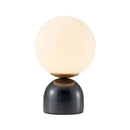 Axyaa Nordic Marble Table Lamp - Modern Glass Light for Living Room and Bedroom