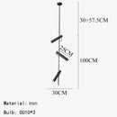 Axyaa Stainless Steel Pendant Light with Adjustable Rod