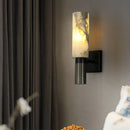 Axyaa Marble Alabaster Copper Wall Lamp Sconce LED Light