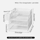 Axyaa Multi-Layer File Rack & Desk Organizer for Office, Bookshelf & Document Storage