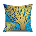 Axyaa Gold Elk Modern Pillowcase Cover for Customizable Bedside Decor
